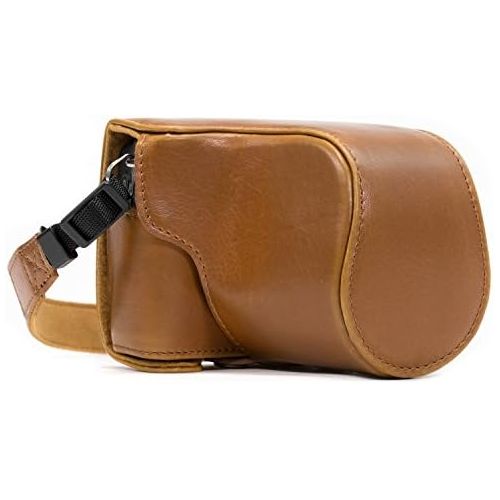  MegaGear Ever Ready Camera Case, Bag for Canon EOS M10 Mirrorless Digital Camera with 15-45mm Lens (Light Brown) (MG669)