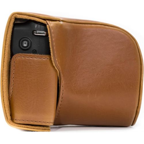  MegaGear Ever Ready Camera Case, Bag for Canon EOS M10 Mirrorless Digital Camera with 15-45mm Lens (Light Brown) (MG669)