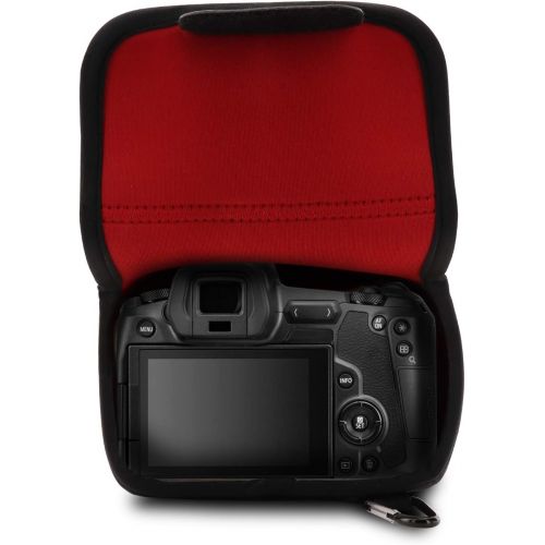 MegaGear MG1556 Ultra Light Neoprene Camera Case Compatible with Canon EOS Ra, RP, R (24-105mm) - Black, One Size