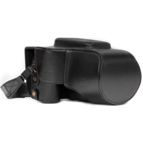  MegaGear Ever Ready Leather Camera Case Compatible with Nikon Coolpix P900, P900S