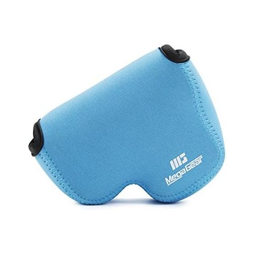  MegaGear Ultra Light Neoprene Camera Case Bag with Carabiner for Nikon COOLPIX B500 Digital Camera (Blue)