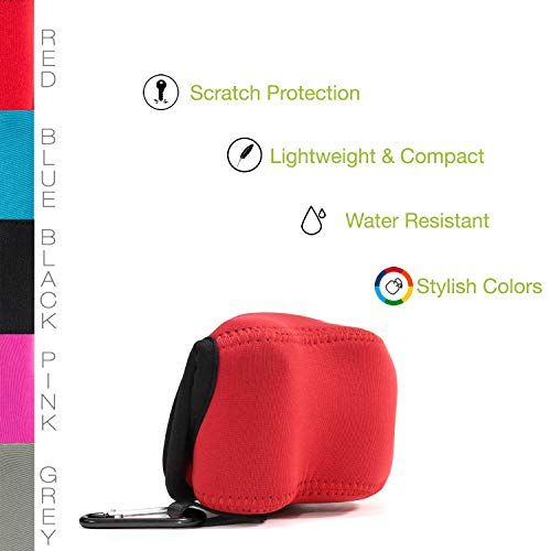  MegaGear Ultra Light Neoprene Camera Case Bag for Panasonic GM1 with 12-32mm (Red)