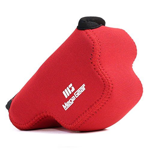  MegaGear Ultra Light Neoprene Camera Case Bag for Panasonic GM1 with 12-32mm (Red)