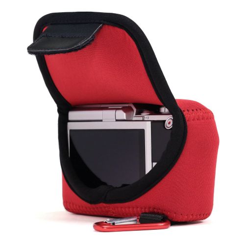  MegaGear Ultra Light Neoprene Camera Case Bag for Panasonic GM1 with 12-32mm (Red)