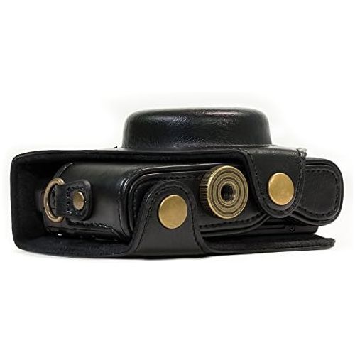  MegaGear Ever Ready Leather Camera Case Compatible with Sony Cyber-Shot DSC-WX500