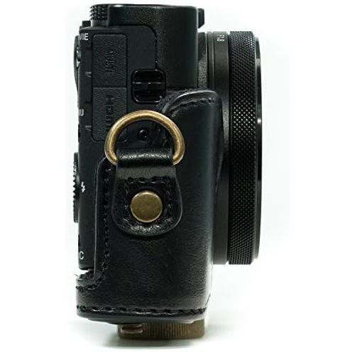  MegaGear Ever Ready Leather Camera Case Compatible with Sony Cyber-Shot DSC-WX500