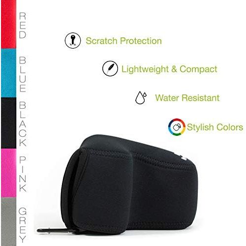  MegaGear Ultra Light Neoprene Camera Case Compatible with Fujifilm X-T3, X-T2 (XF23mm - XF56mm & 18-55mm Lens)