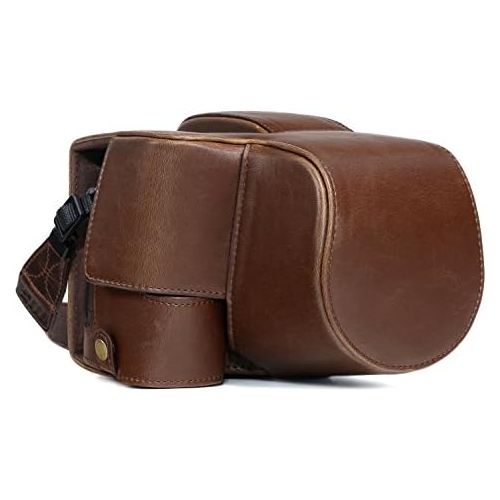  MegaGear Ever Ready Leather Camera Case Compatible with Sony Cyber-Shot DSC-RX10 IV, DSC-RX10 III