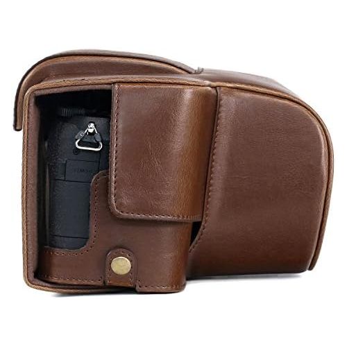  MegaGear Ever Ready Leather Camera Case Compatible with Sony Cyber-Shot DSC-RX10 IV, DSC-RX10 III