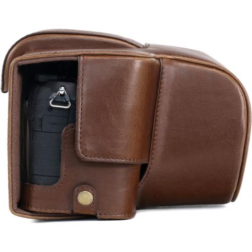  MegaGear Ever Ready Leather Camera Case Compatible with Sony Cyber-Shot DSC-RX10 IV, DSC-RX10 III