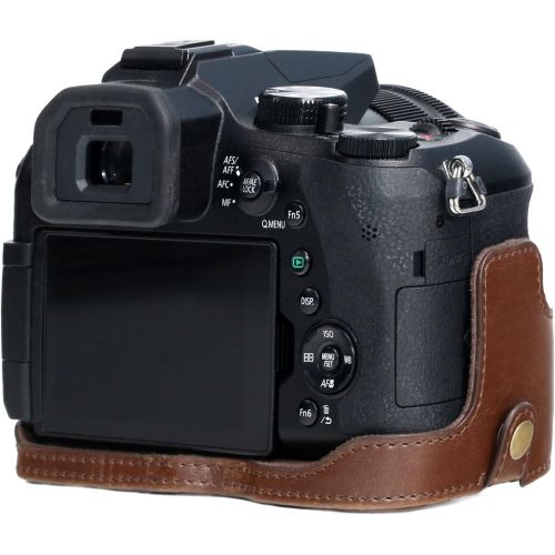  MegaGear Ever Ready Leather Camera Case Compatible with Sony Cyber-Shot DSC-RX10 IV, DSC-RX10 III