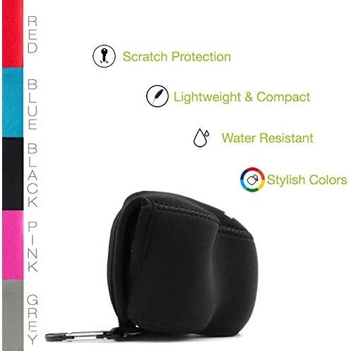  MegaGear MG064 Ultra Light Neoprene Camera Case Compatible with Sony Alpha A6400, A6500, A6300, A6000 (16-50 mm)-Black (MG063)