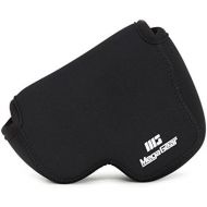 MegaGear Ultra Light Neoprene Camera Case Bag with Carabiner for Nikon COOLPIX B500 Digital Camera (Black)