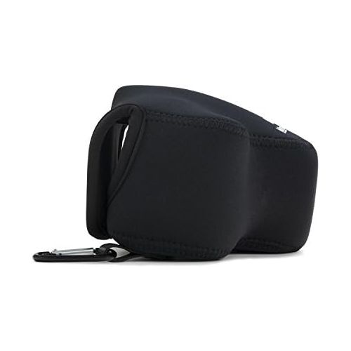  MegaGear Ultra Light Neoprene Camera Case Bag with Carabiner for Nikon COOLPIX B500 Digital Camera (Black)