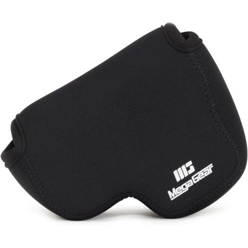  MegaGear Ultra Light Neoprene Camera Case Bag with Carabiner for Nikon COOLPIX B500 Digital Camera (Black)