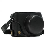 MegaGear Ever Ready Protective Leather Camera Case, Bag for Panasonic LUMIX LX100, DMC-LX100 Camera (Black) (Model: MG661)