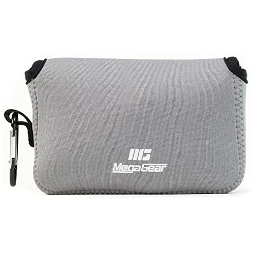  MegaGear Fujifilm X100F, X100T, X100S Ultra Light Neoprene Camera Case, with Carabiner - Gray - MG1095