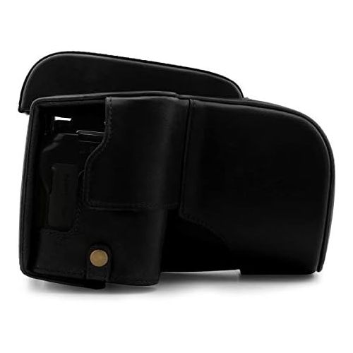  MegaGear Ever Ready Leather Camera Case Compatible with Nikon Coolpix P950