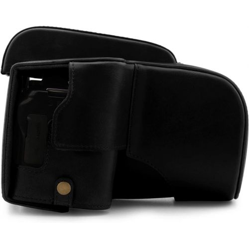  MegaGear Ever Ready Leather Camera Case Compatible with Nikon Coolpix P950