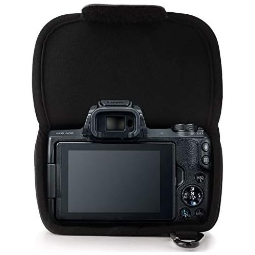  MegaGear Ultra Light Neoprene Camera Case Compatible with Canon EOS M50 Mark II (15-45mm), M50, M5 (15-45mm)