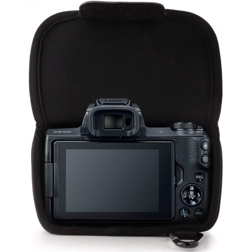  MegaGear Ultra Light Neoprene Camera Case Compatible with Canon EOS M50 Mark II (15-45mm), M50, M5 (15-45mm)
