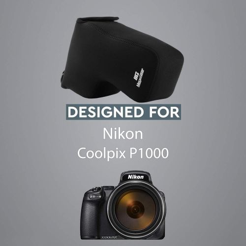  MegaGear MG1531 Nikon Coolpix P1000 Ultra Light Neoprene Camera Case - Black