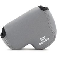 MegaGear Ultra Light Neoprene Camera Case Bag with Carabiner for Nikon COOLPIX B500 Digital Camera (Gray)
