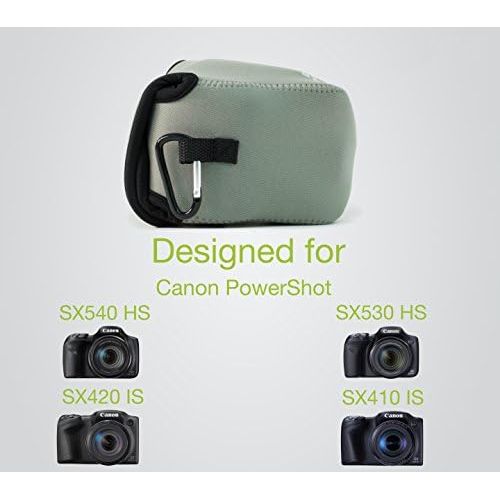  MegaGear Ultra Light Neoprene Camera Case Compatible with Canon PowerShot SX420 is, SX540 HS, SX410 is, SX530 HS