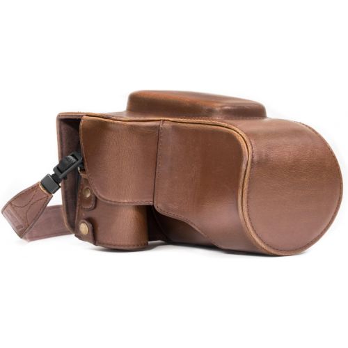  MegaGear Ever Ready Leather Camera Case Compatible with Nikon Coolpix P900, P900S