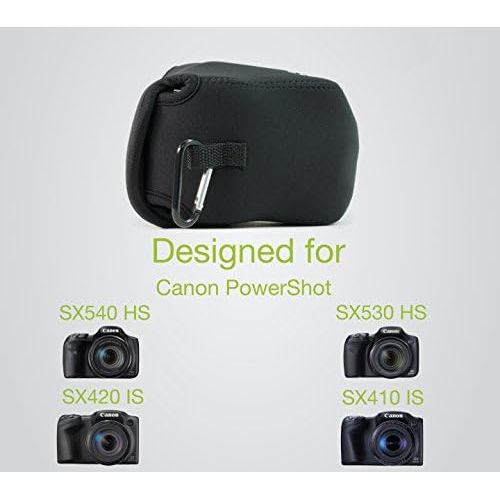  MegaGear Ultra Light Neoprene Camera Case Compatible with Canon PowerShot SX420 is, SX540 HS, SX410 is, SX530 HS