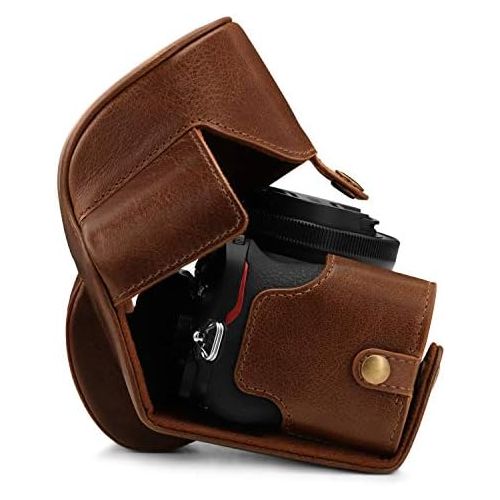  MegaGear Ever Ready Genuine Leather Camera Case Compatible with Nikon Z50 (16-50mm)