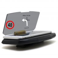 GPS Heads Up Display HUD, Megadream Universal Smartphone Car GPS Holder Mount Navigation Bracket for iPhone Xs XR X 8 Samsung Galaxy, HTC One, LG, Sony Xperia, Moto, Google, Nokia
