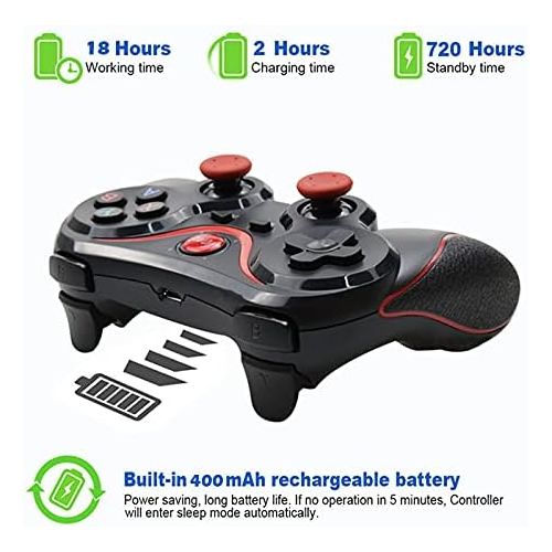  Android Gamepad Controller, Megadream Wireless Key Mapping Gamepad Joystick Perfect for PUBG & Fotnite & More, Compatible for Samsung Galaxy HTC LG Other Phone, Not for iOS