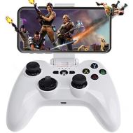 Megadream Bluetooth Wireless Gaming Gamepad Controller Compatible MFi Certified Apple iPhone Xs XR X 8 8Plus 7 7Plus 6S 6 5S, iPad Air, iPad Mini 4, iPad Pro, Apple TV Phone Holder
