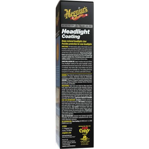  Meguiars G17804 Keep Clear Headlight Coating, 4 oz.  Maintain the Clarity of Your Headlights