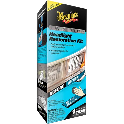  Meguiars G2970 Two Step Headlight Restore 2Step, 4. Fluid_Ounces