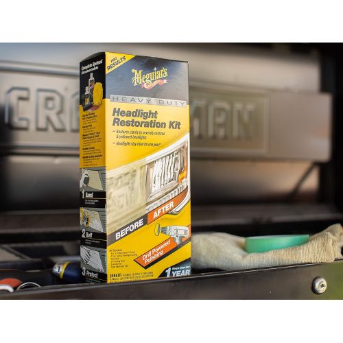  Meguiars G2980 Heavy Duty Headlight Restoration Kit