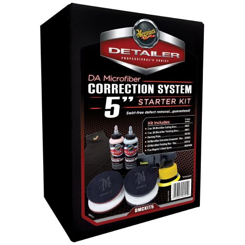  Meguiars DA Microfiber Correction System 5 Starter Kit  Complete Paint Correction Kit  DMCKIT5