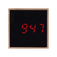 Digital Clock for kids,MeiLiio Wooden Digital Clock LED Table Clock 3 Adjustable Brightness Levels 24/12 Hour Display Dimmable Night Light Snooze Function for Home/Office,Red LED