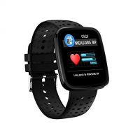 Fitness Smart Watch, MeiLiio Smart Watch Heart Rate Monitor Fitness Tracker Bracelet Blood Oxygen Pressure Monitor Sport Watch for iPhone,Samsung,Smartphones etc(Black)