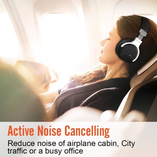  [아마존 핫딜]  [아마존핫딜]Meidong E7B Active Noise Cancelling Headphones Wireless Bluetooth Headphones with Microphone Over Ear 30H Playtime Deep Bass Hi-Fi Stereo Headset (Newer Model)
