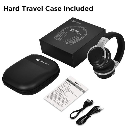  [아마존 핫딜]  [아마존핫딜]Meidong E7 PRO Noise Cancelling Headphone Bluetooth Wireless Active Noise Cancelling Kopfhoerer Bloothooth Kabellos over Ear Kopfhoerer mit Mikrofon HiFi Stereo Deep Bass 30 Std