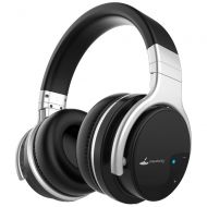 Meidong E7B Active Noise Cancelling Headphones Wireless Bluetooth Headphones with Microphone Over Ear 30H Playtime Deep Bass Hi-Fi Stereo Headset (Newer Model)