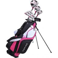 [아마존베스트]Top Performance Premium Lightweight Ladies Golf Club Set Right Hand - Cherry Pink Purple, Standard, Petite, Tall, Clubs with Lady Flex