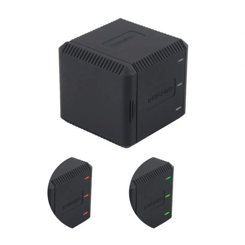  Meijunter Schuetzend Ladegerat Batterien Lagerung Box - 3 Kanal Funktion Aufladen Huelle mit USB Kabel fuer GoPro Hero 7/Hero 6/Hero 5 Kamera Batterie