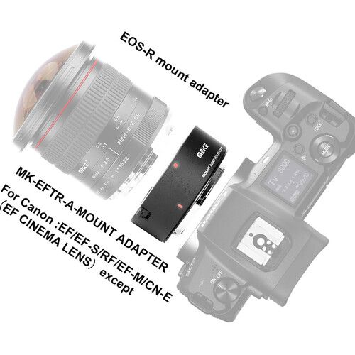  Meike Lens Adapter for EF-Mount Lens to Canon RF-Mount Camera