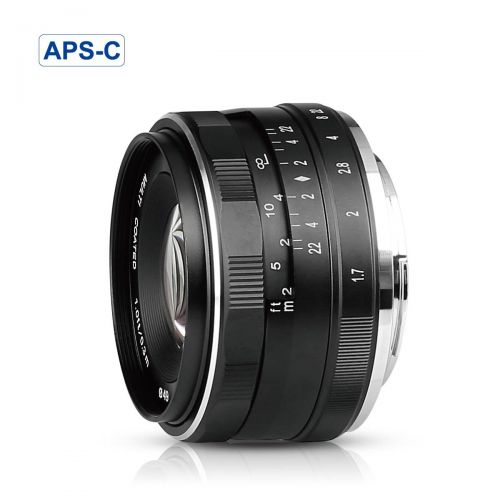  Meike MK-E-35-1.7 35mm F1.7 Large Aperture Manual Prime Fixed Lens APS-C for Sony E-Mount Digital Mirrorless Cameras A7III A9 NEX 3 3N 5 NEX 5T NEX 5R NEX 6 7 A6400 A5000 A5100 A60