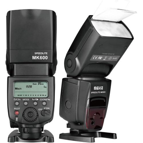  Meike MK600 High Speed Sync TTL Speedlight Camera Flash Compatible with DSLR Cameras 1300D 70D 6D 5DII 5DIII 7D 60D 550D 600D 650D 800D 4000D,etc