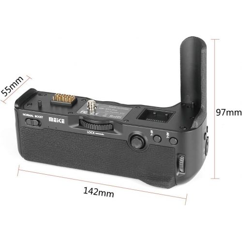  Meike MK-XT2 Pro Professional Vertical Battery Grip VPB-XT2 Replacement for Fujifilm X-T2 Built-in 2.4GHz Remote Controller up to 100M Control Shooting Vertical-Shooting Function