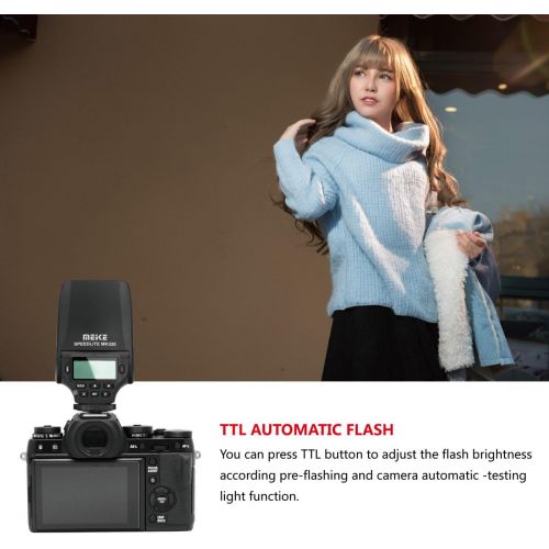  MEIKE MK-320F Speedlite TTL Master Flash for Fujifilm Camera X-M1 X-T1 X-Pro1 X-A1 X-A2 X-E1 X-E2 X30 X100T X100S S1 SL1000 etc